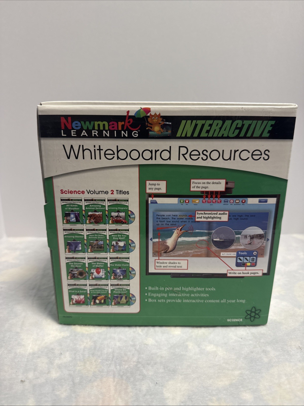 Newmark Learning Science Volume 2, Interactive Whiteboard 12 CD-ROMs