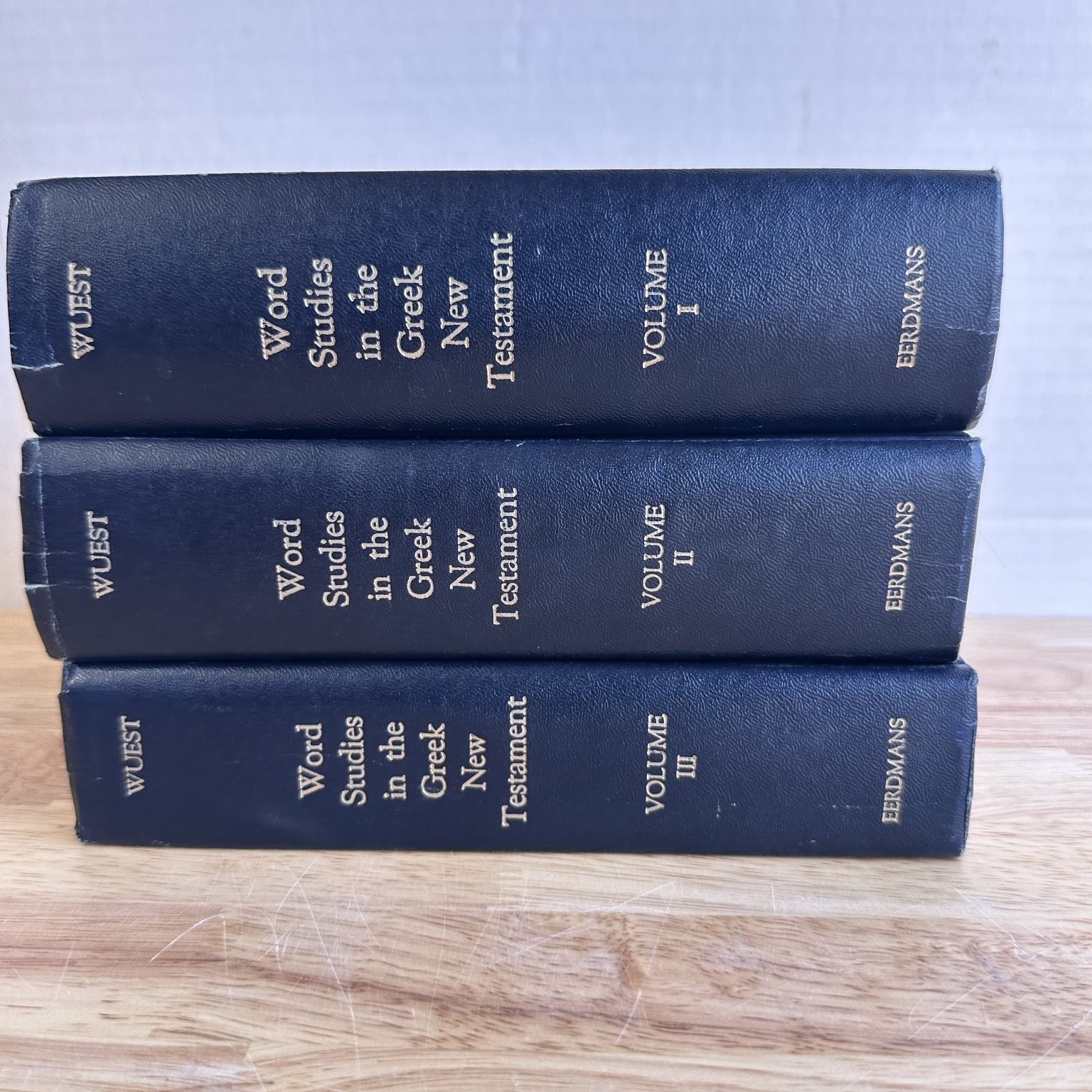 Wuest’s Word Studies Greek New Testament Kenneth Wuest 1981 Eerdmans 3 Vol Set
