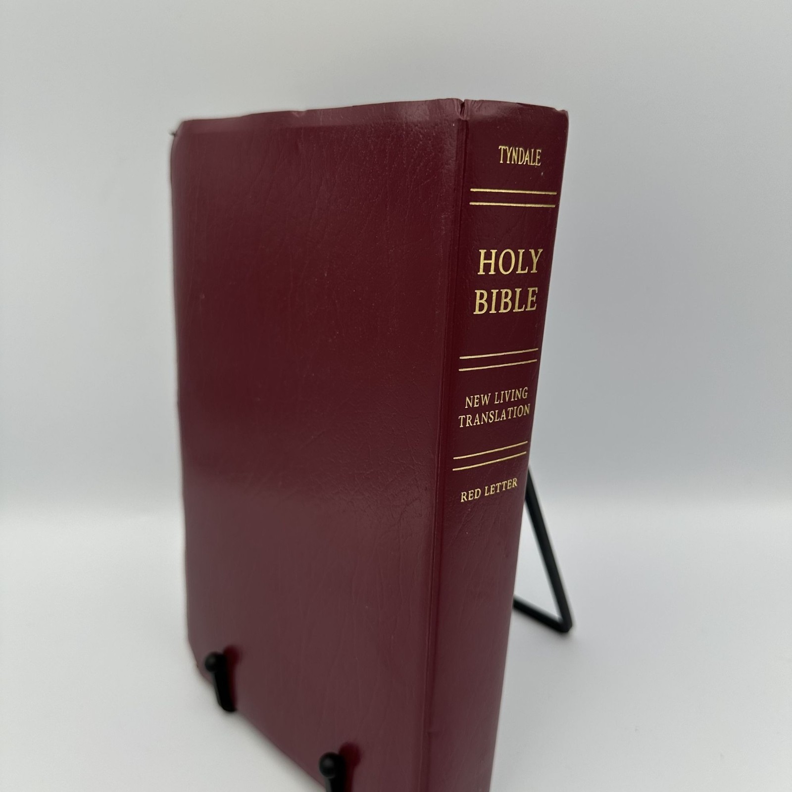Holy Bible New Living Translation Red Letter Edition Tyndale Leather Bound
