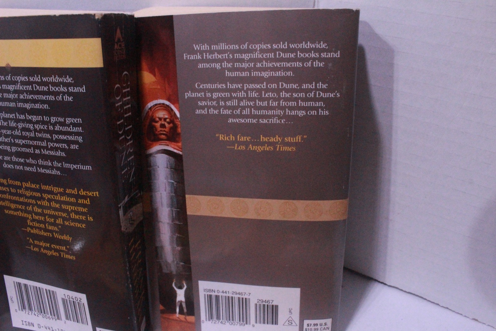 Dune Original Books 1-9 Frank Herbert Ace Paperback Edition Vtg