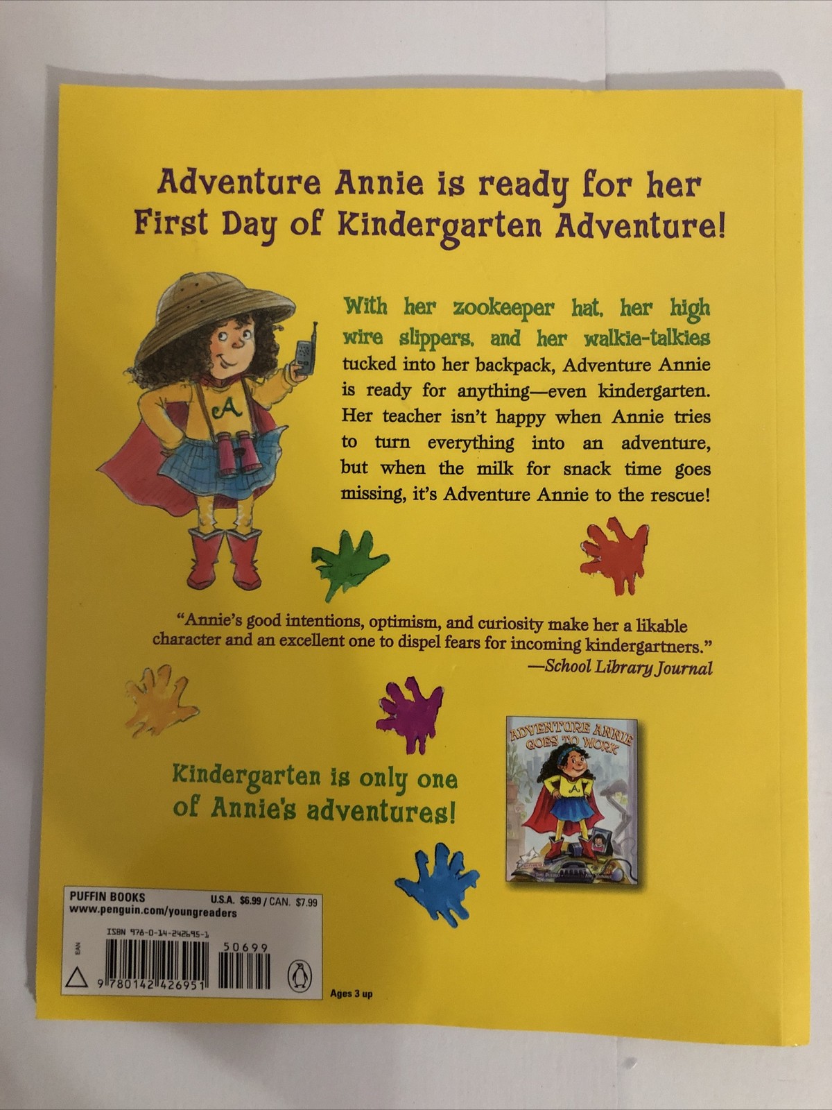 Adventure Annie Goes To Kindergarten by Toni Buzzeo