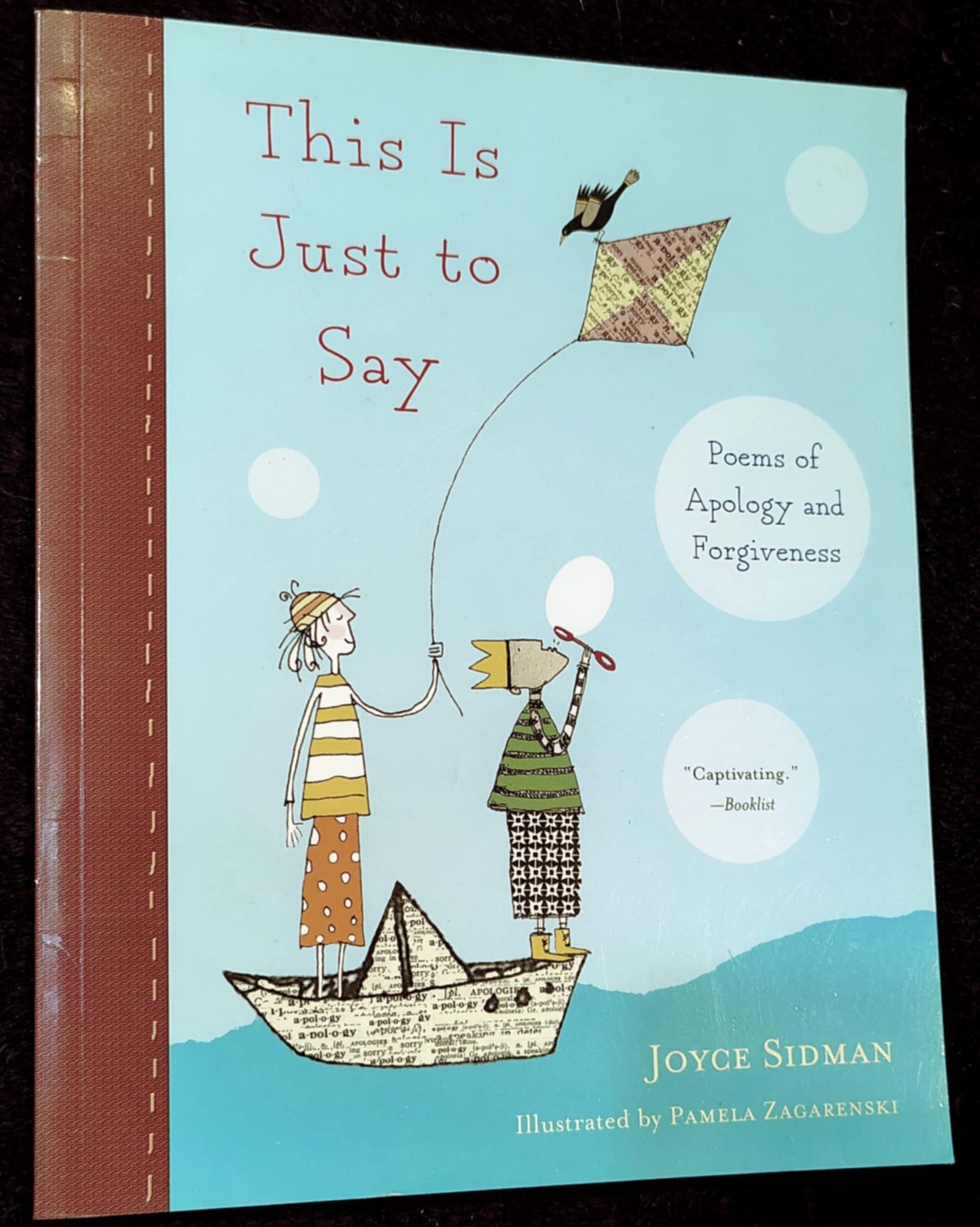 This Is Just to Say: Poems of Apology and Forgiveness by Sidman, Joyce