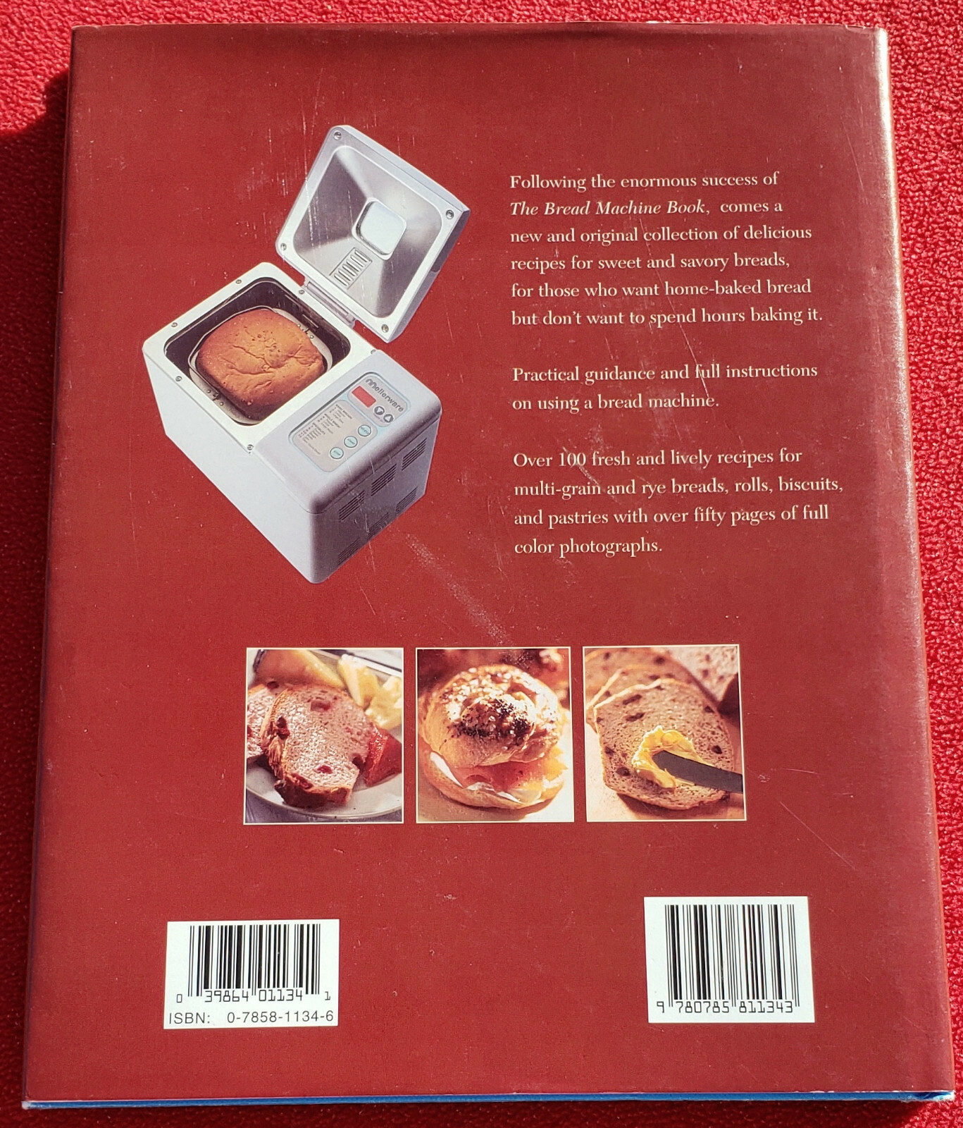 The New Bread Machine Book Marjie Lambert 1999 – 125 Pages Of Recipes & Photos