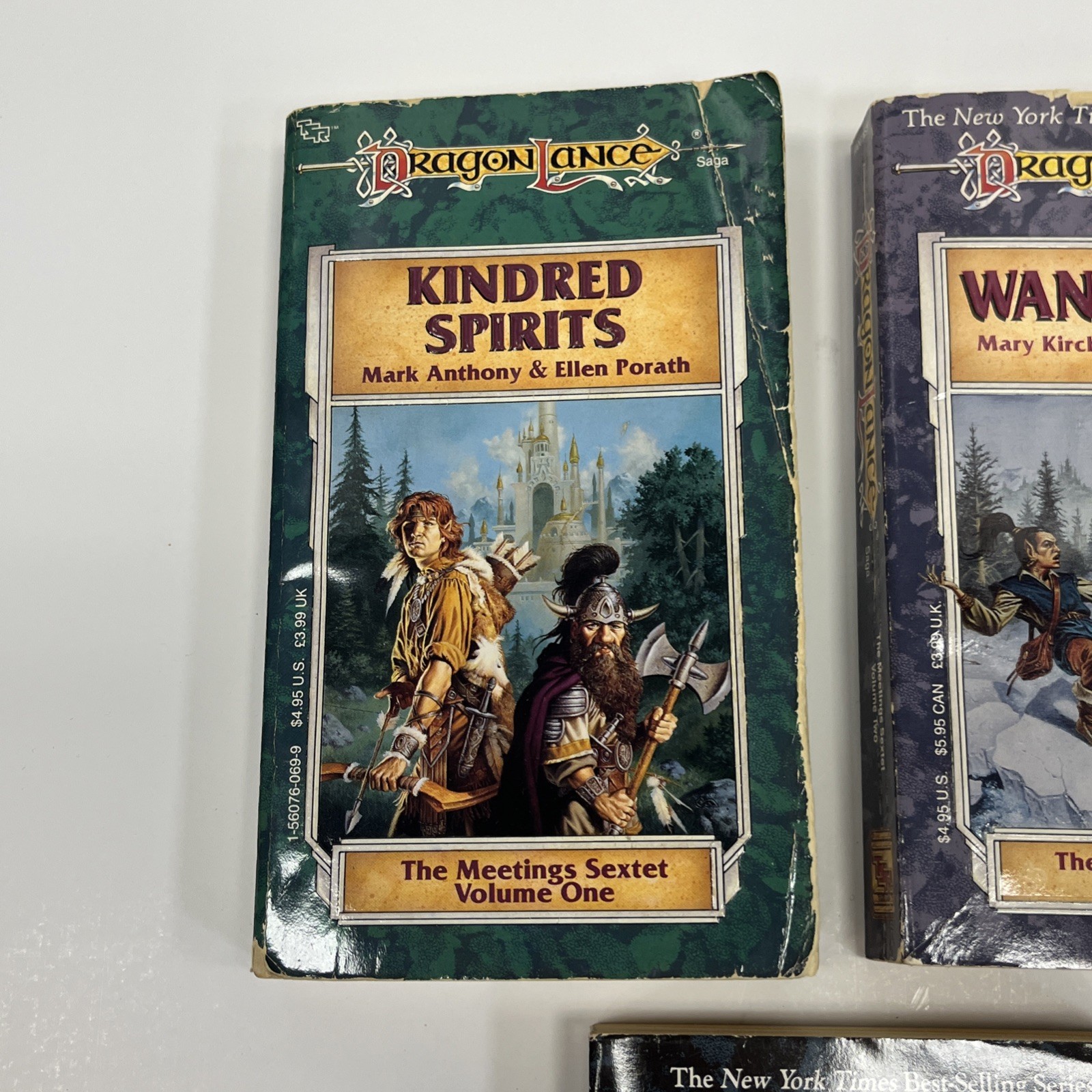 Dragonlance Saga The Meeting Sextet Volume 1 2 3 4 6 D&D Novel Book Lot
