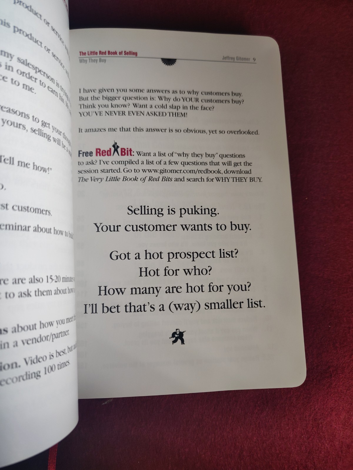 Jeffrey Gitomer Little Red Book of Selling Hardcover 2023 Sales Guide