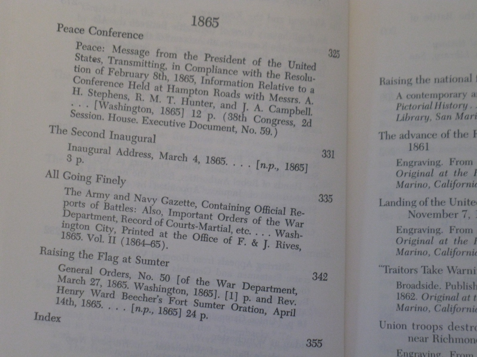 The Union Reader As the North saw The Civil War compiled by Richard Harwell