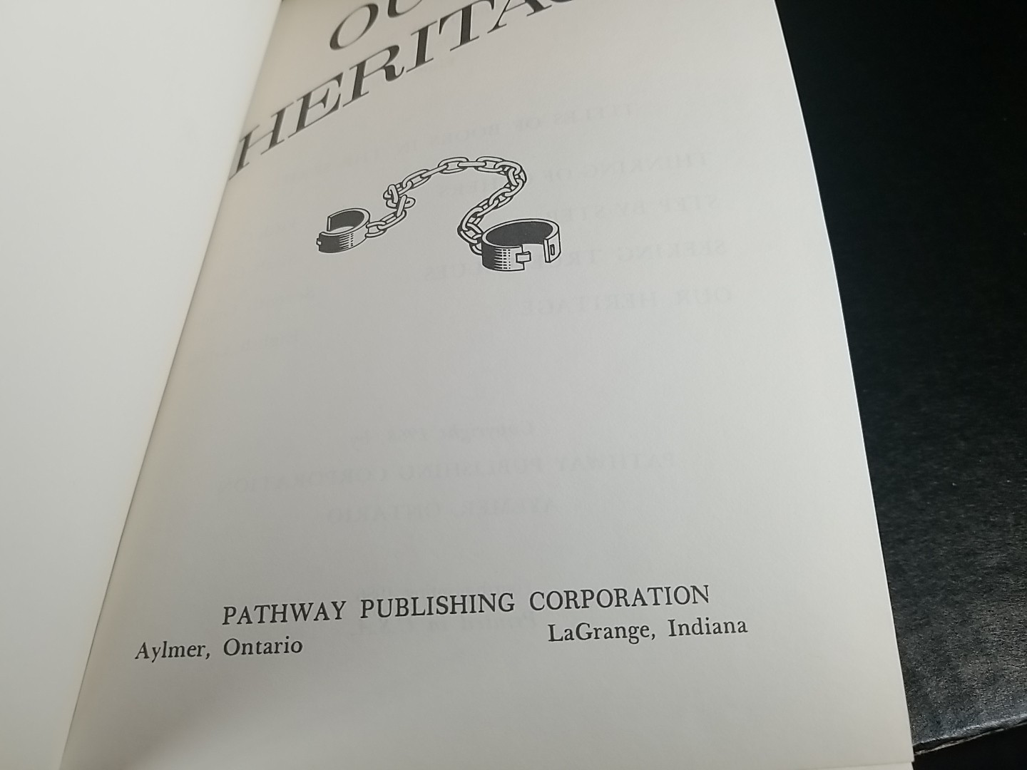 Our Heritage Grade 8 Pathway Readers Hardcover by Joseph Stoll