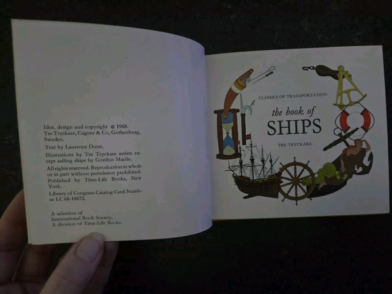 Classics Of Transport By Tre Tryckare The Book Of Ships 1968