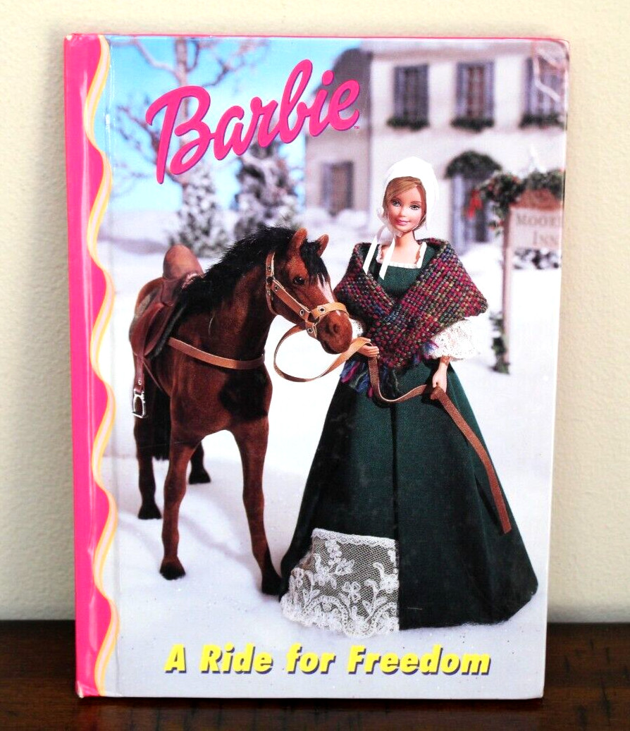 Barbie A RIDE FOR FREEDOM Vintage Hardcover Grolier Book 1999