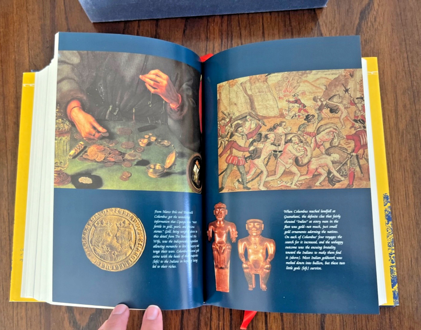 Admiral of the Ocean Sea, Life of Christopher Columbus, 1992 Illustrated w/ Slip