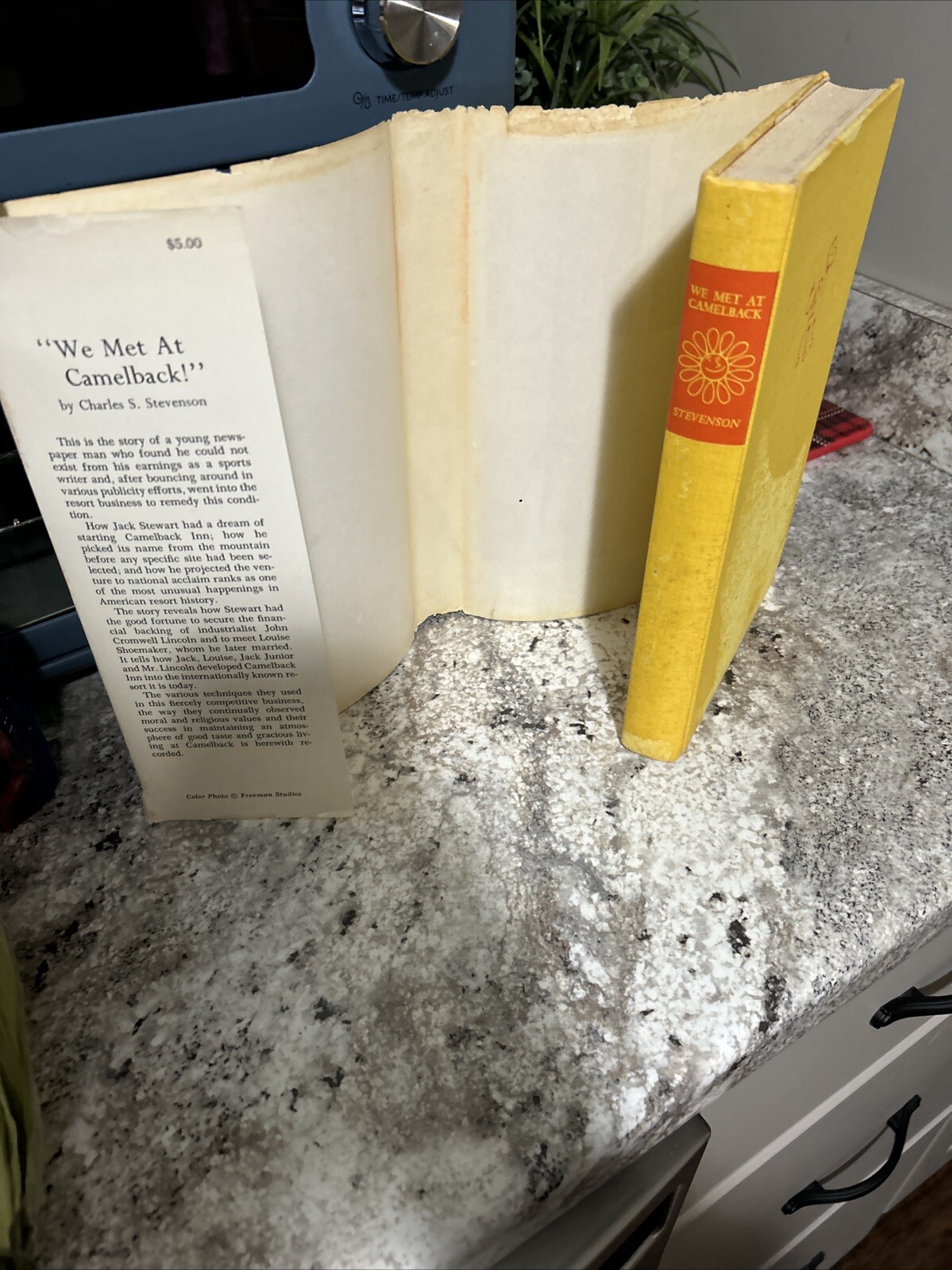 SIGNED We Met at Camelback: Story of Jack & Louise Stewart INN Stevenson (1968)