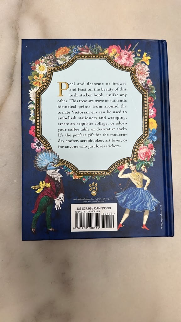 The Antiquarian Sticker Book: Over 1,000 Exquisite Victorian Stickers (The