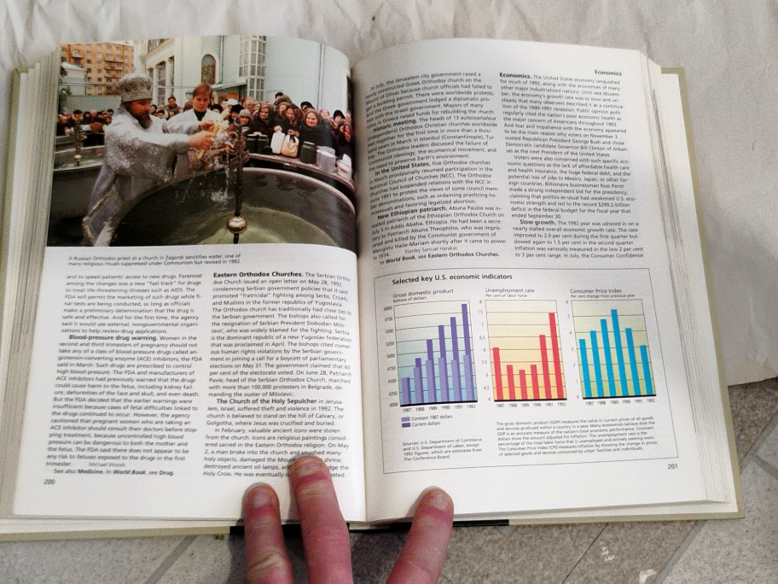 Vintage Almanac Encyclopedia The World Book Year Review of Events Dictionary