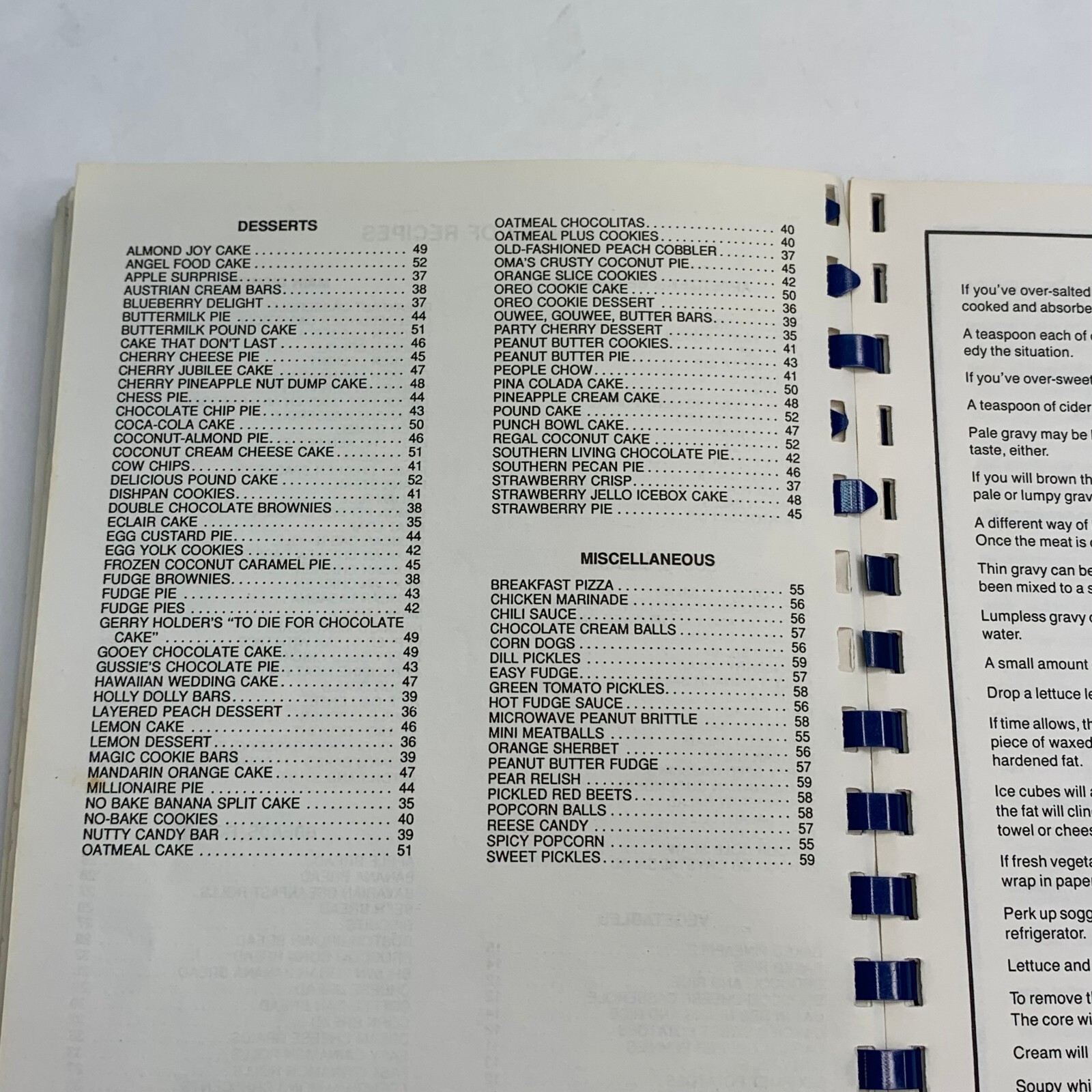 Cherished Recipes From McCrory PTO Cookbook Collection of Cooking Vintage 1993