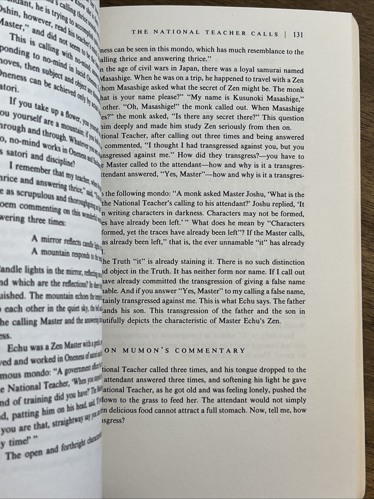 Zen Comments on the Mumonkan – Zenkei Shibayama. First Harper & Row PB, 1974