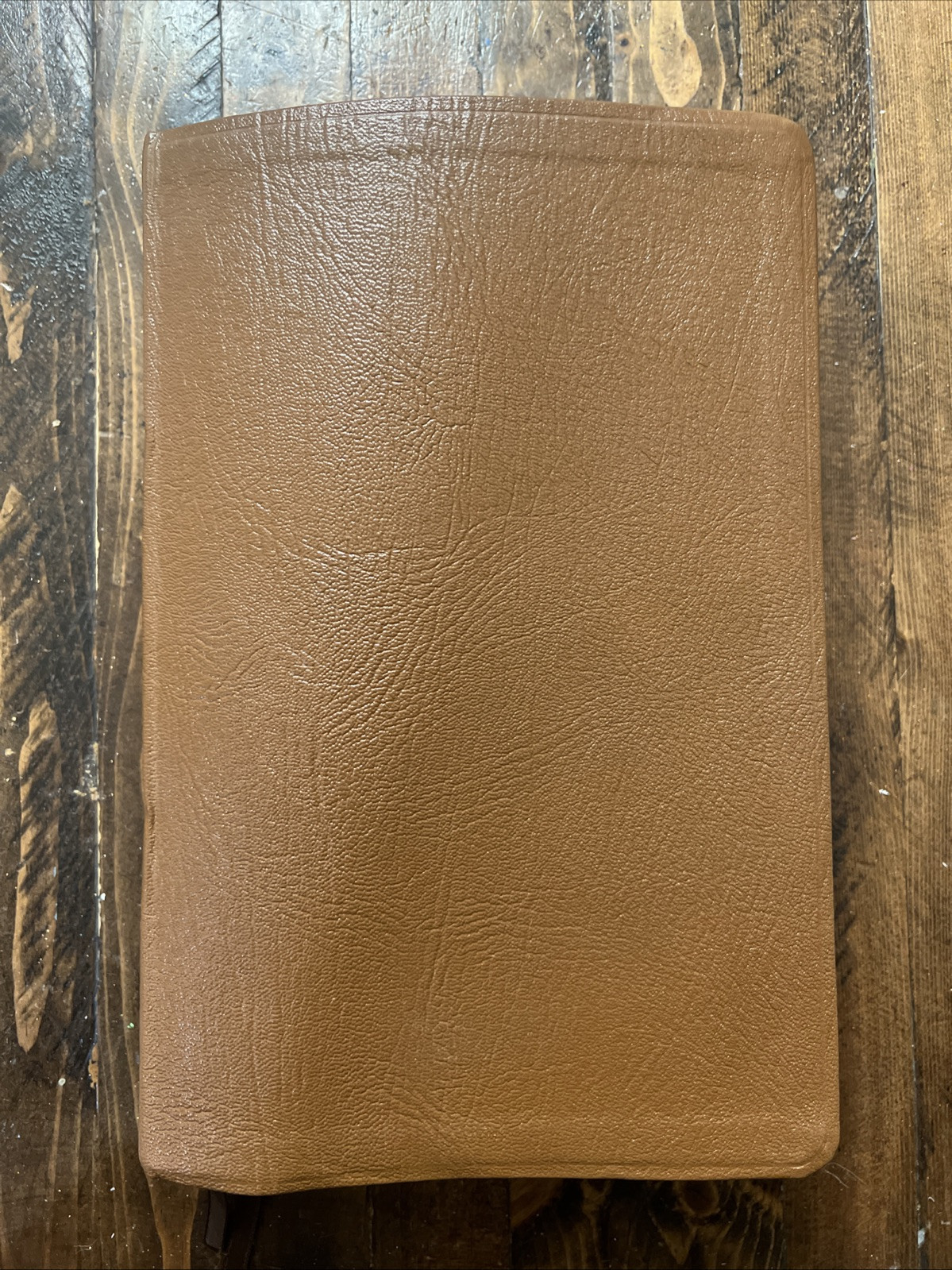 Brown Simulated Leather Large Print LDS Bible 9-1/2” X 6-1/2” Indexed Clean