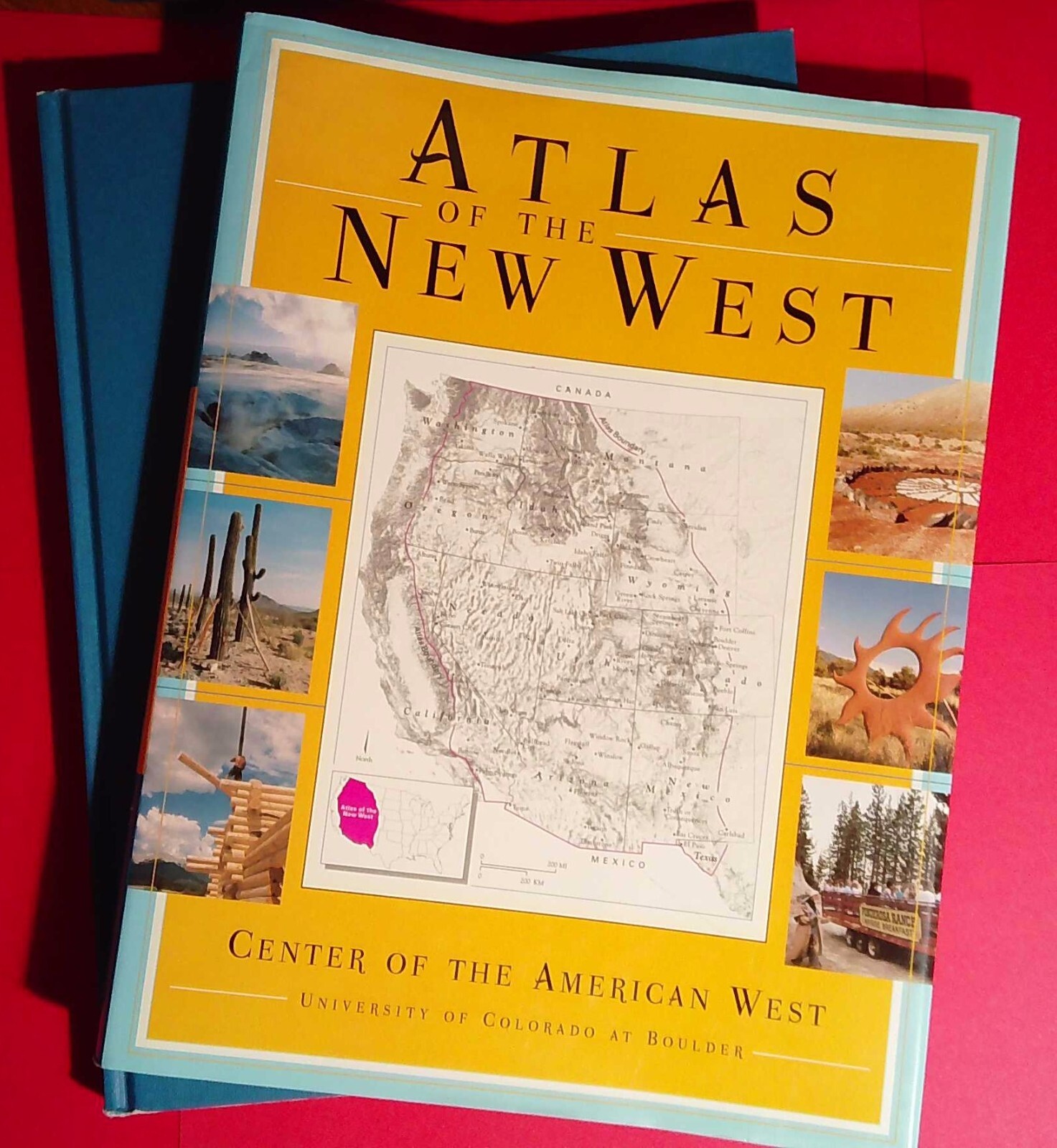 Atlas of the New West, Riebsame, 1997, 1st edition, signed/personalized (A418)