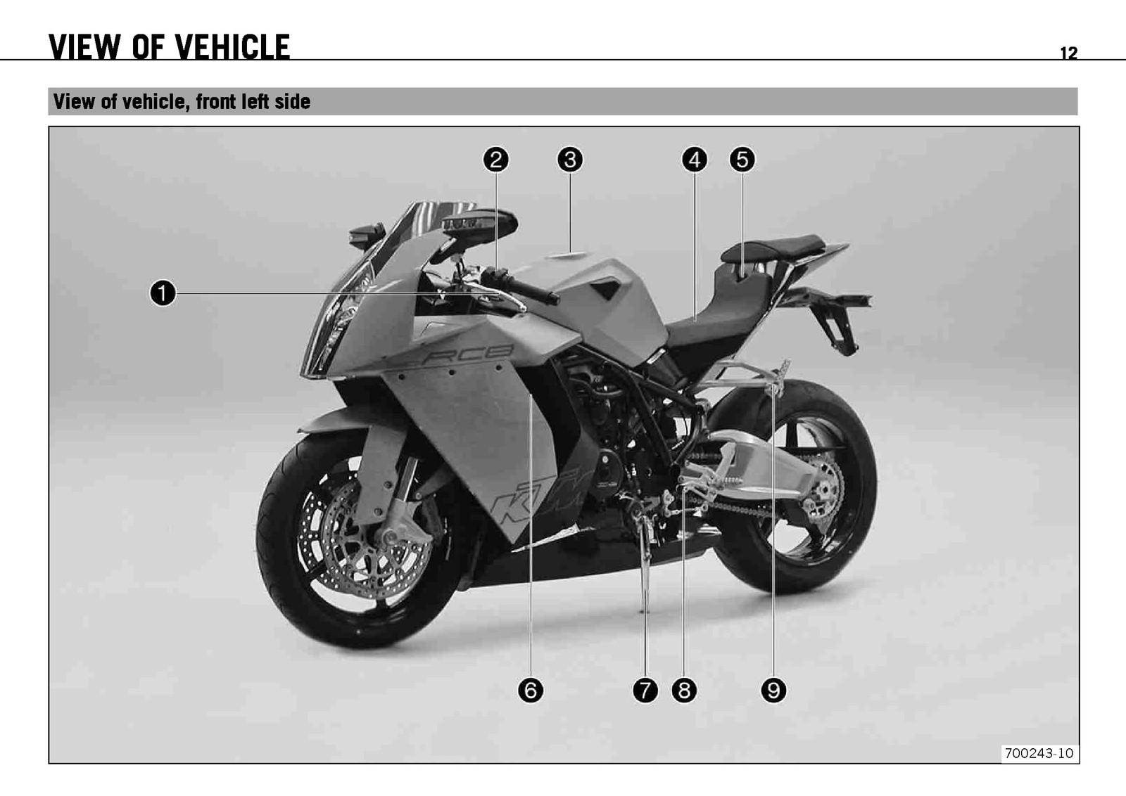 KTM 1190 RC8 Motorcycle Owners Manual 2008 – STEEL WIRE BOUND – TOUGH COVERS