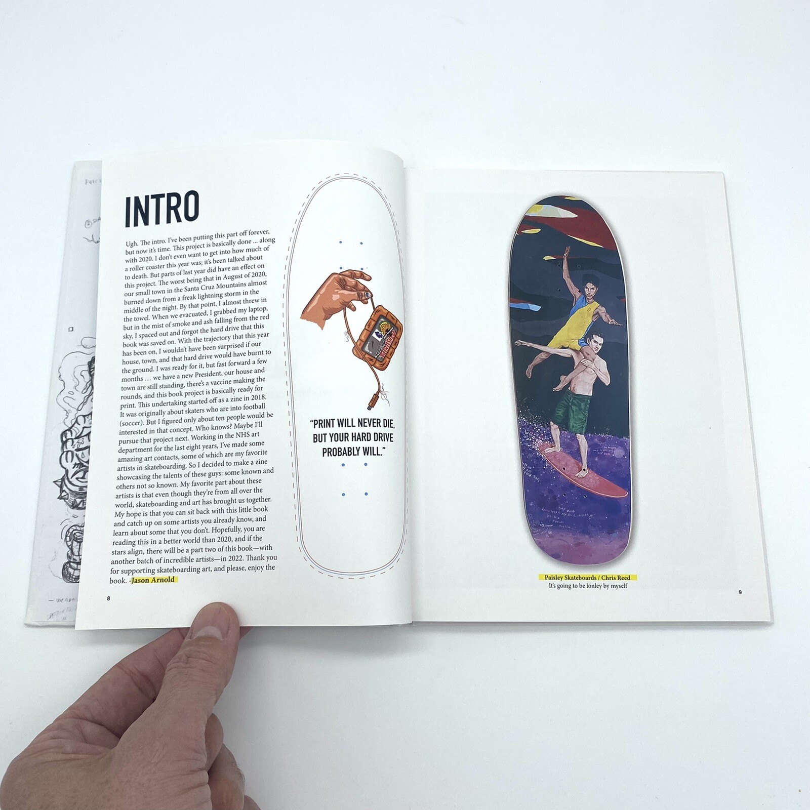 Artisan United Skateboard Illustration And Fine Art Hardcover Book 2022