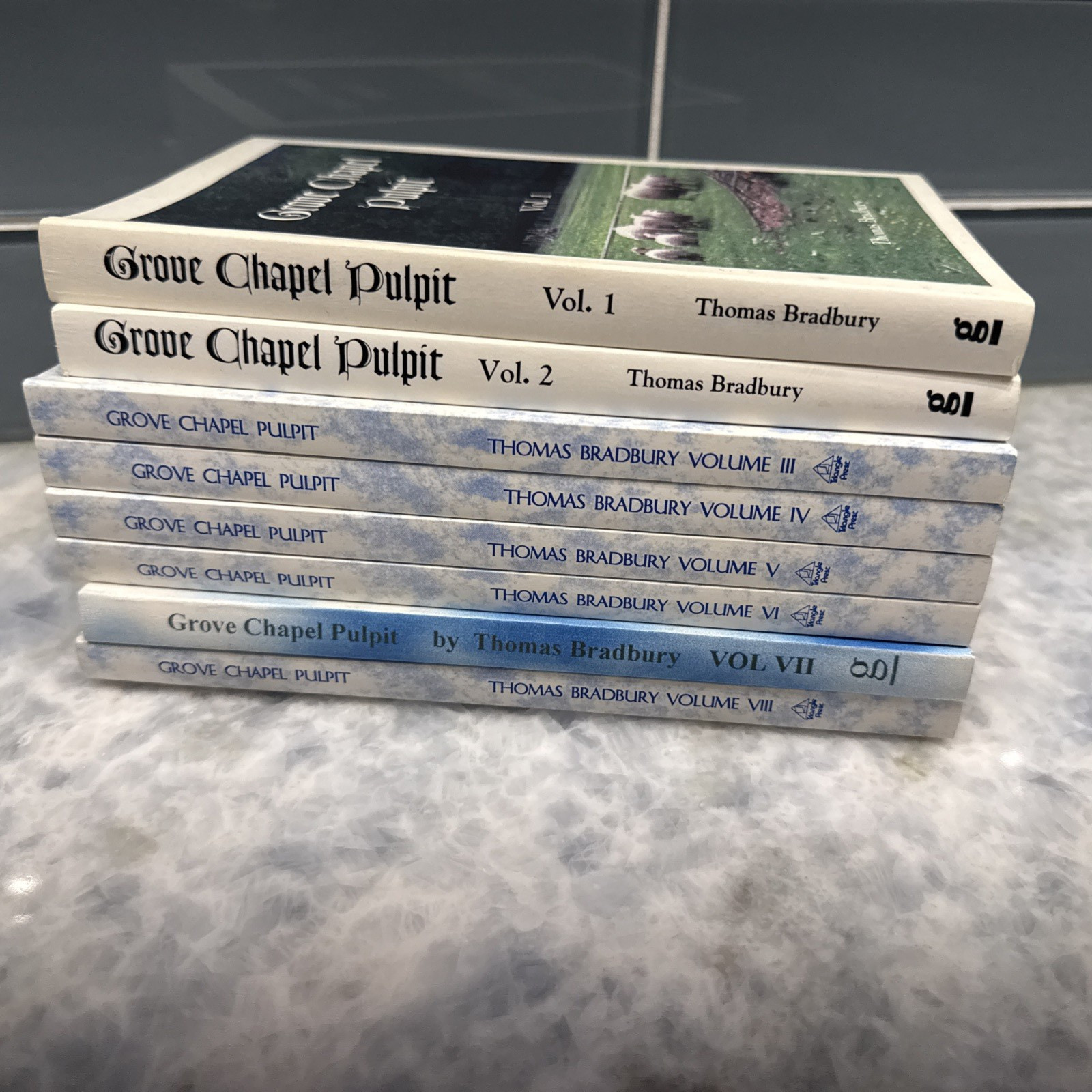 Grove Chapel Pulpit: Sermons by Thomas Bradbury (Vol 1–8, PB)-Baptist, Theology