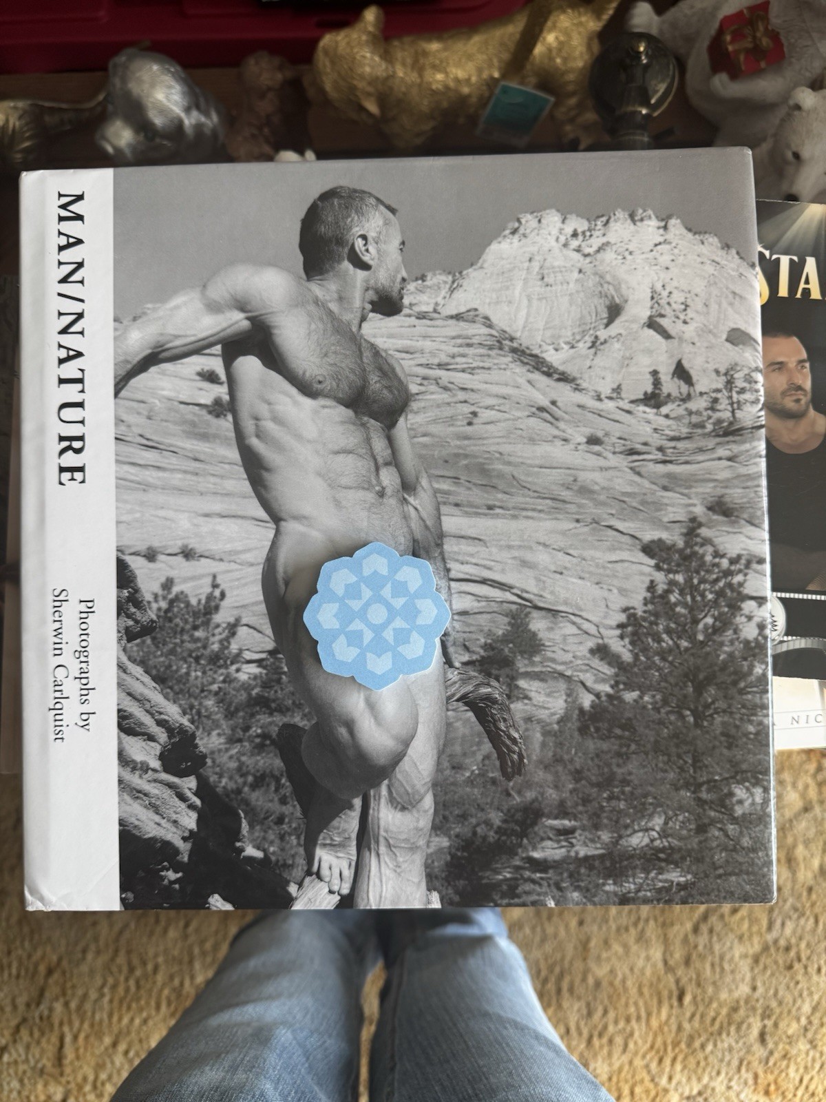 Man/Nature by Sherwin Carlquist (2002, Hardcover) Photo Book Gay Interest Nudity