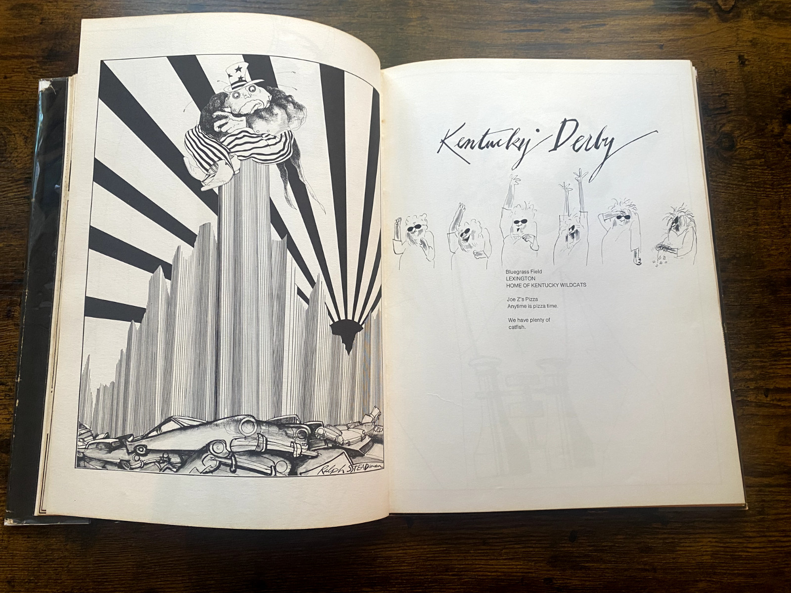 AMERICA by Ralph Steadman First Ed. Hardcover 1974 – Intro by Hunter S. Thompson