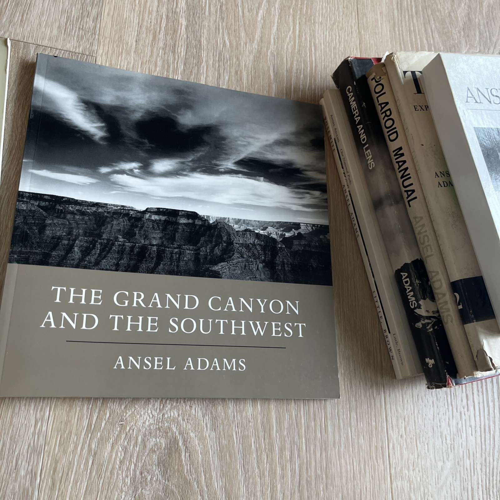 Vtg Ansel Adams Estate Lot 8p Book Collection Boxed Greeting Cards National Park