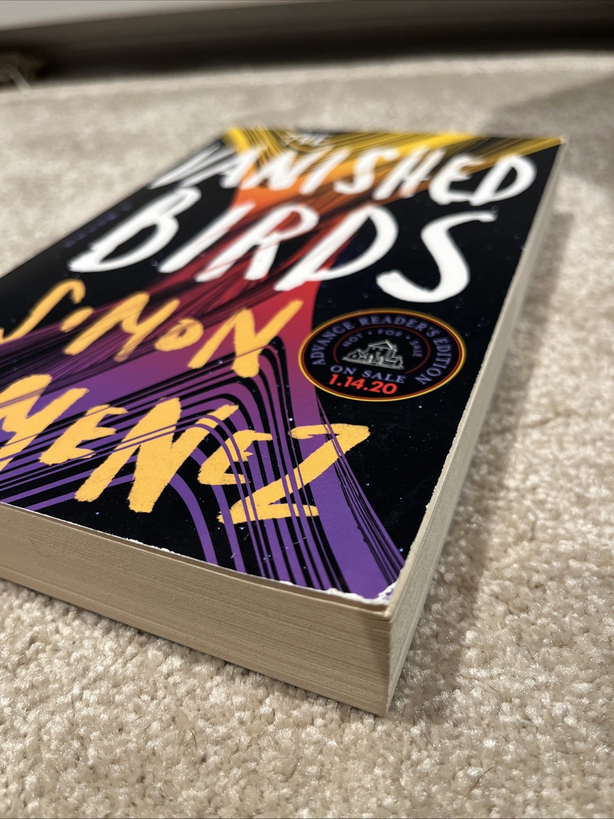 The Vanished Birds Simon Jimenez ARC Advance Readers Copy 2020