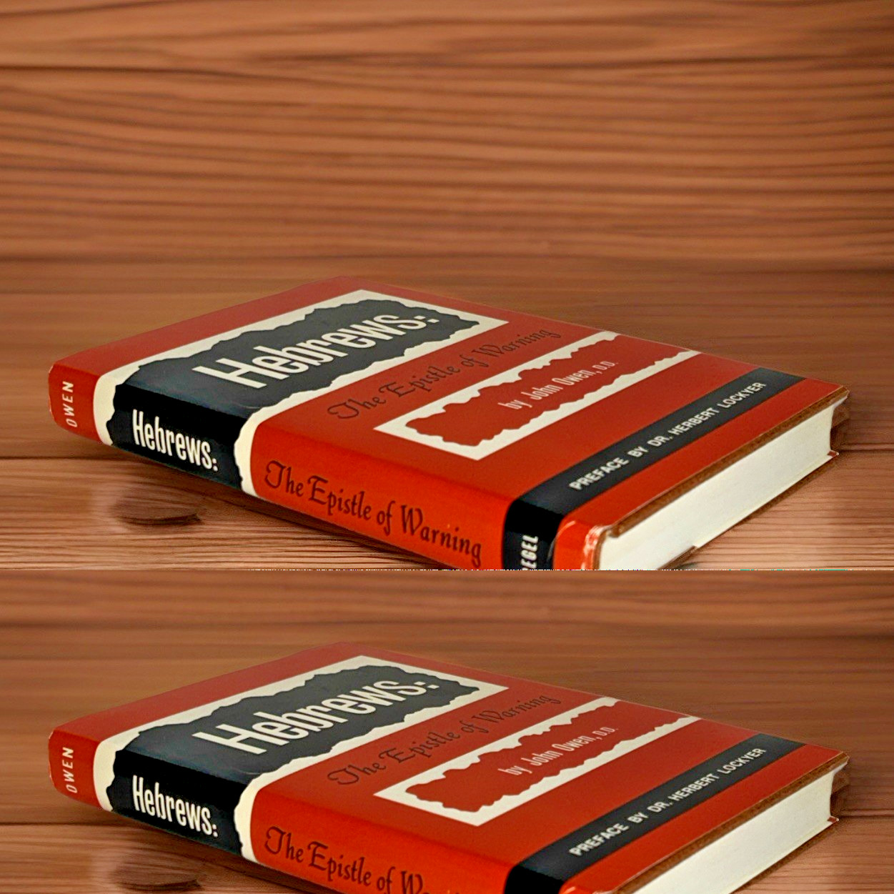 Hebrews: The Epistle of Warning (1977) ~ John Owen ~ Hardcover ~ Dust Jacket