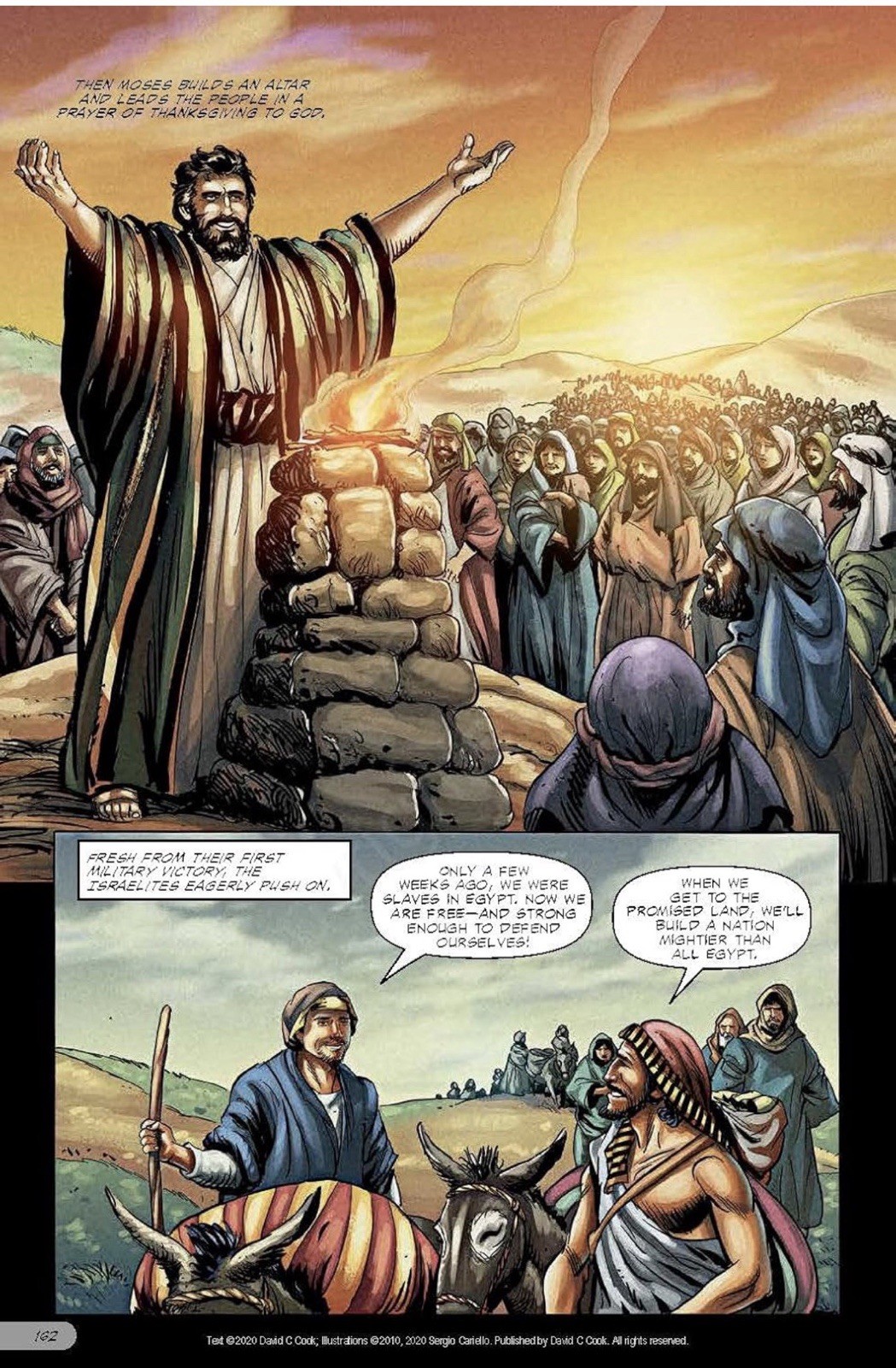 The Action Bible: God’s Redemptive Story Revised Illustrated HC 2020 Mauss