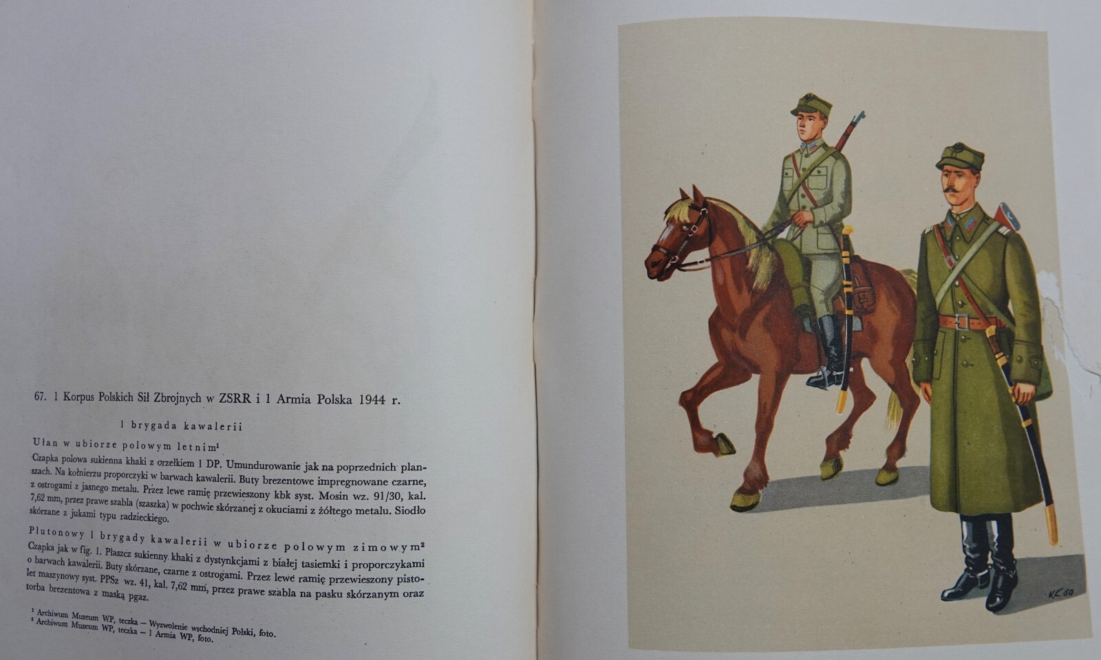 ZOLNIERZ POLSKI UBIOR UZBROJENIE I OPORZADZENIE 1939-1965 BY KAROL LINDER ET.AL.