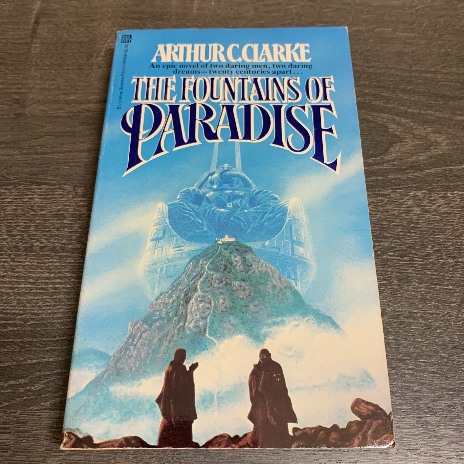 The Fountains of Paradise Arthur C. Clarke 1981 Vintage Del Rey Paperback Sci-Fi