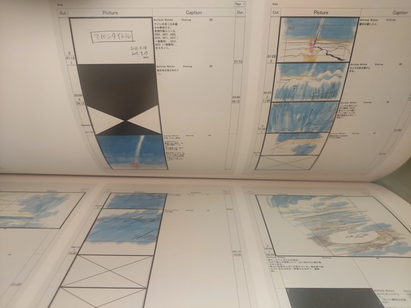Makoto Shinkai Exhibition – Animation Production Feature Book