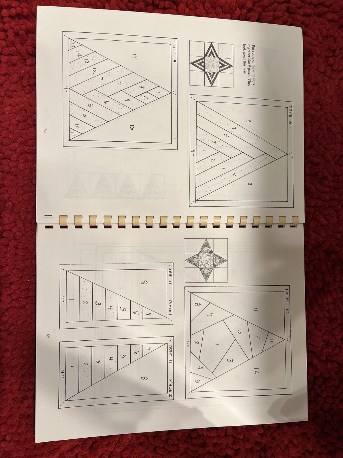 Paper Piecing Patterns by Shirley Liby 1993 Publication 82 Pages