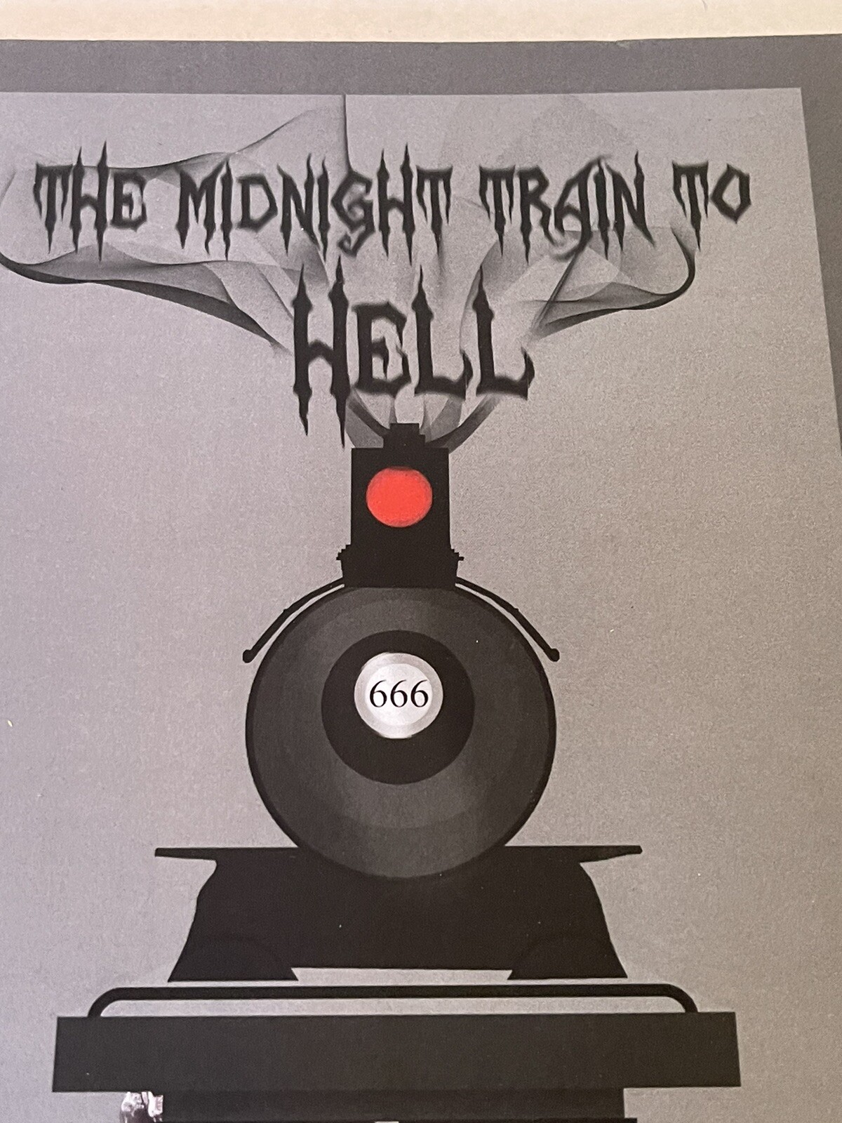 The Midnight Train to Hell, 4 dark tales by James C. Howell paperback BOOK scary