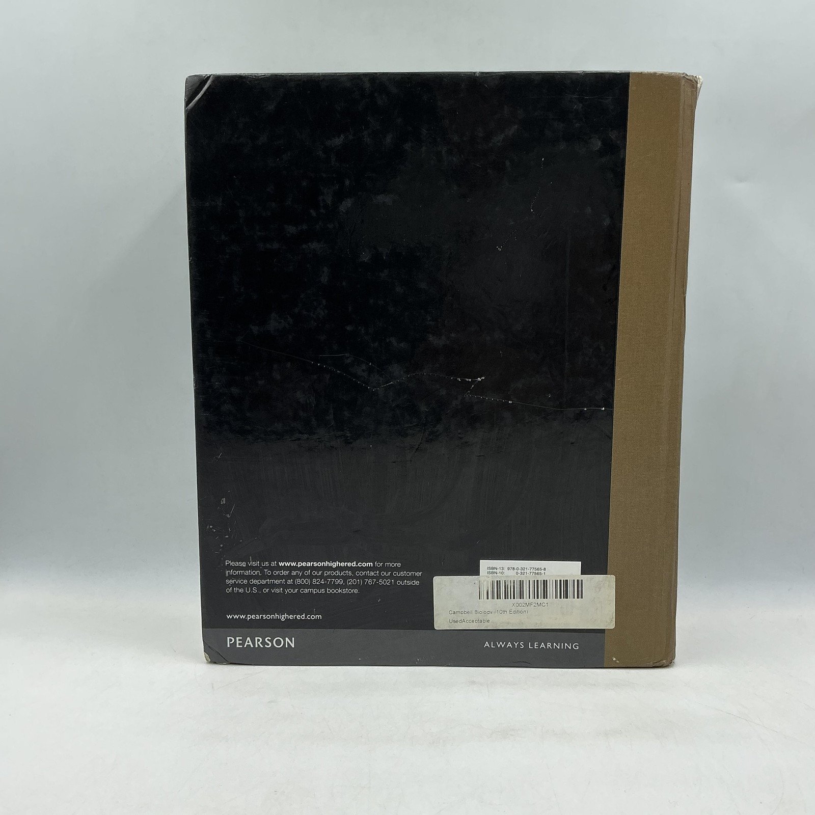 Campbell Biology Reece Urry Cain Wasserman 2014 10th Edition Black HC Pearson