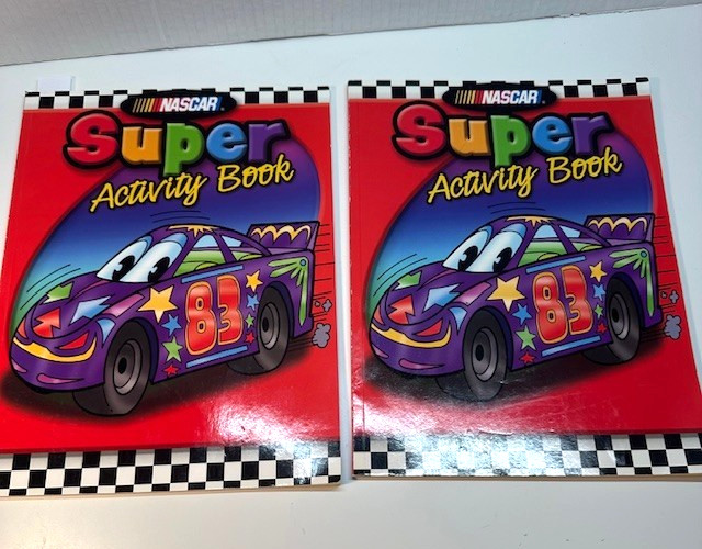 2006 Nascar Super Activity Tablet Coloring BookS-2 Never used