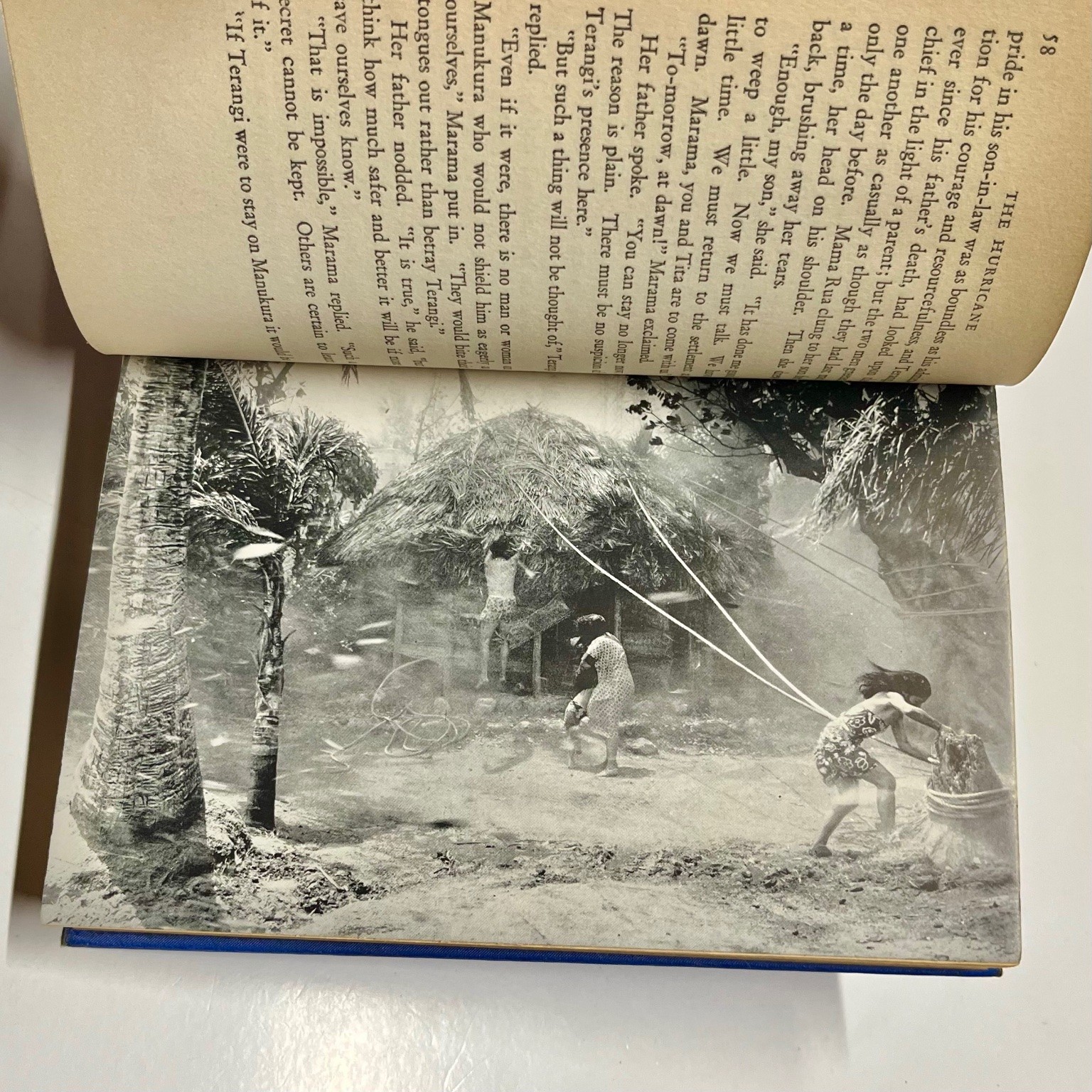 The Hurricane Nordhoff & Hall 1937 Photoplay Edition Blue Ribbon Books