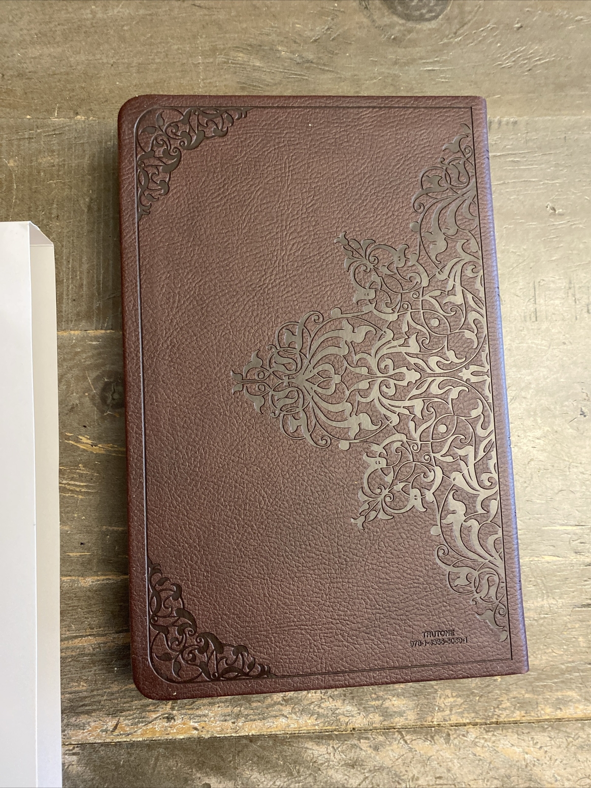Premium Gift Bible-ESV-Filigree Design (Leather / Fine Binding) New Open Box