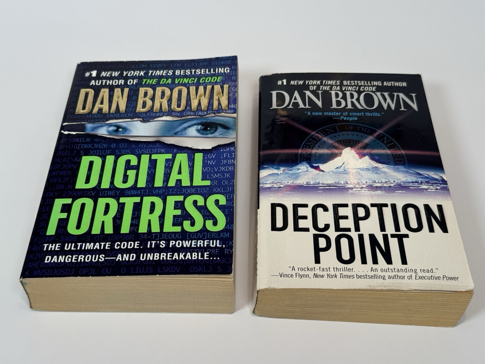 Dan Brown Digital Fortress & Deception Point Paperback
