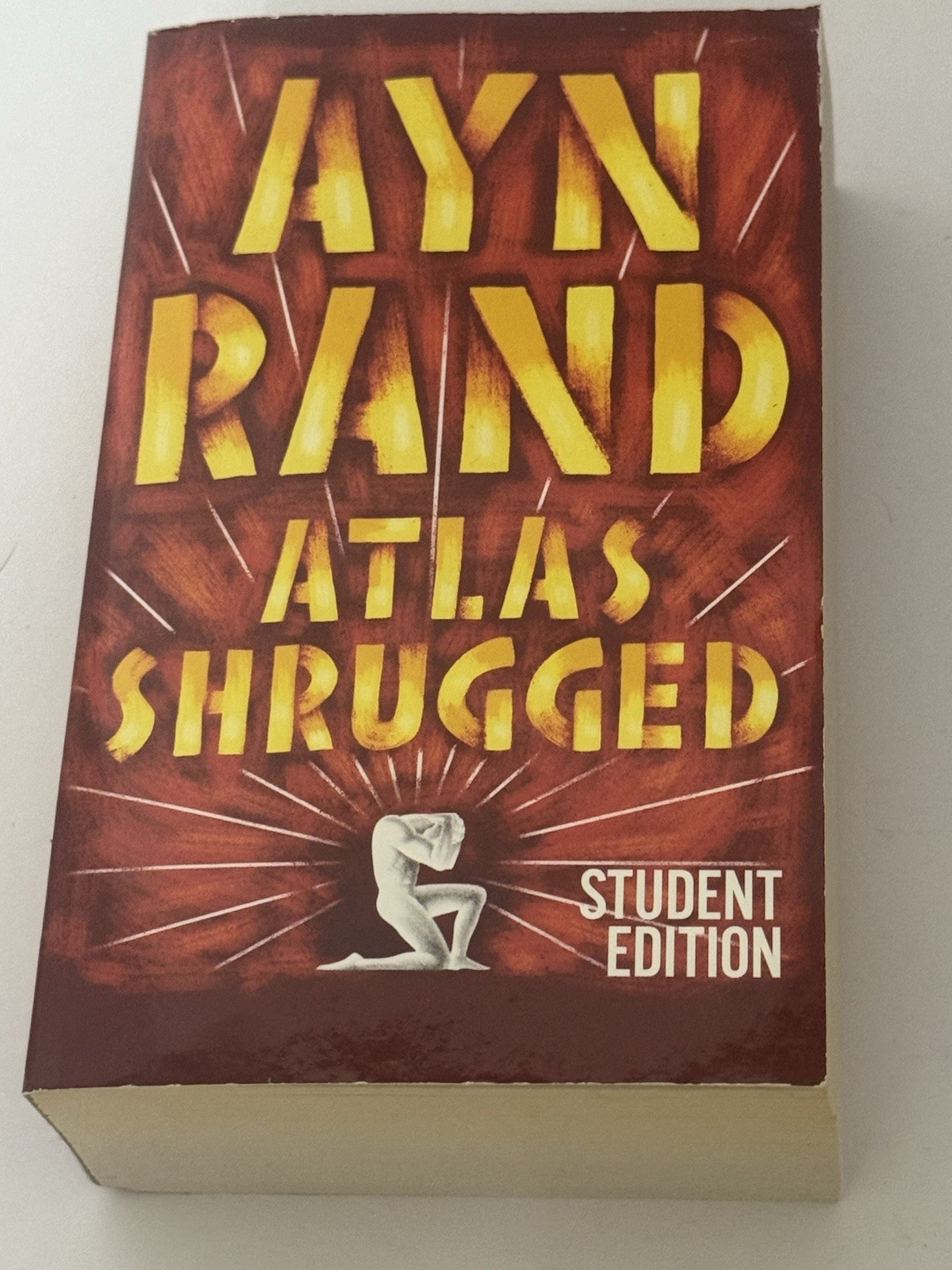 Lot of 3 Ayn Rand Paperback Books Atlas Shrugged Fountainhead Student Edition