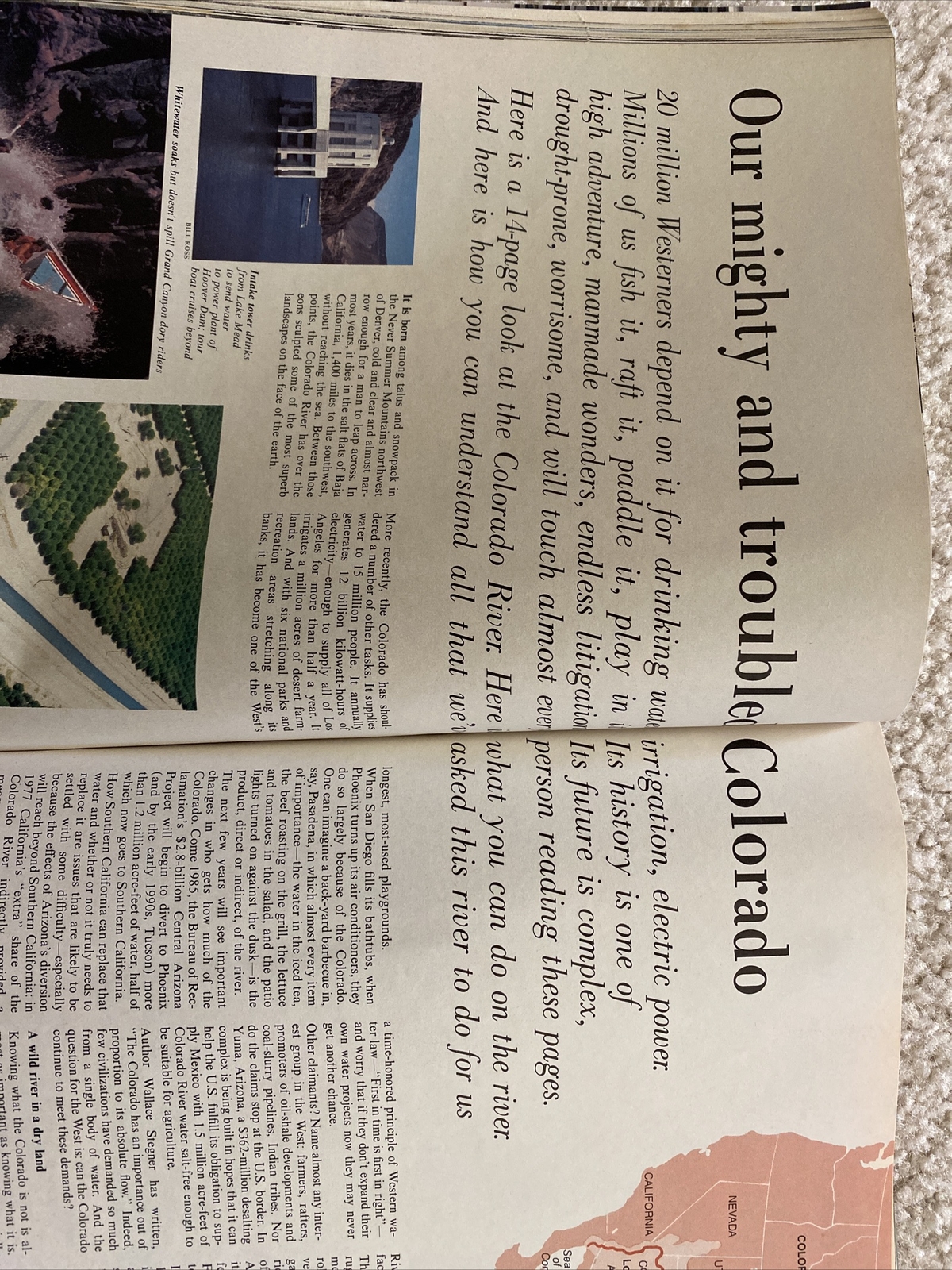 Sunset Magazine Grand Canyon May 1993 Very Good Condition