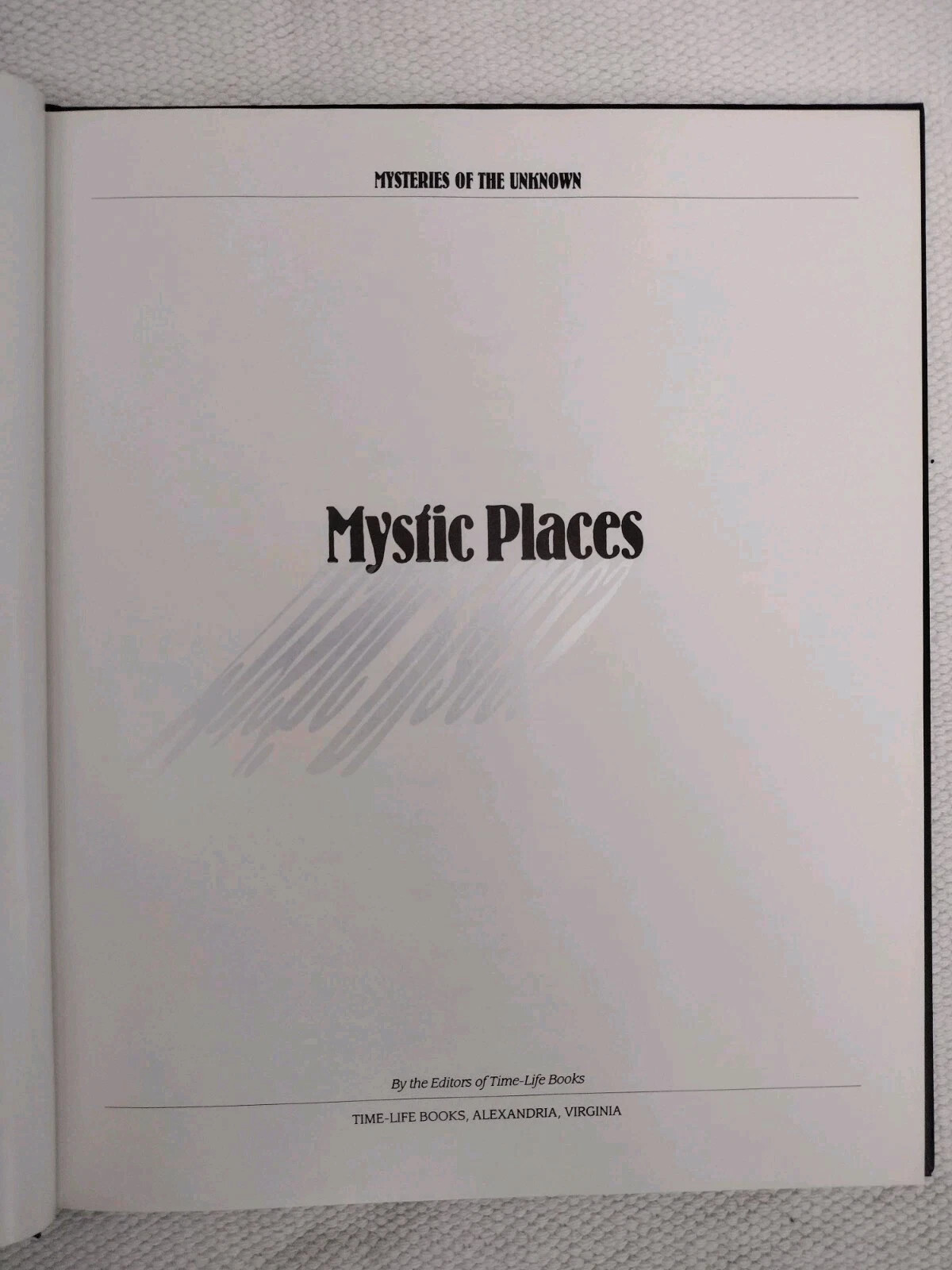 Mystic Places (Mysteries of the Unknown) – George Constable – hardcover – Go…