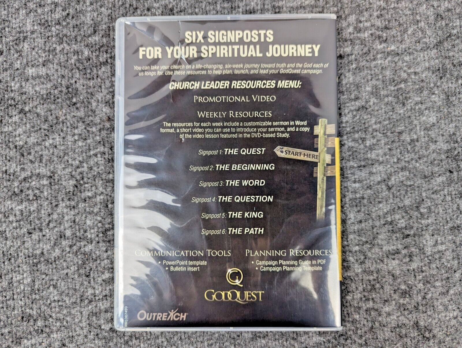 GodQuest Church Kit Bible Study – DVDs + All Books By McDowell, Sean – Excellent