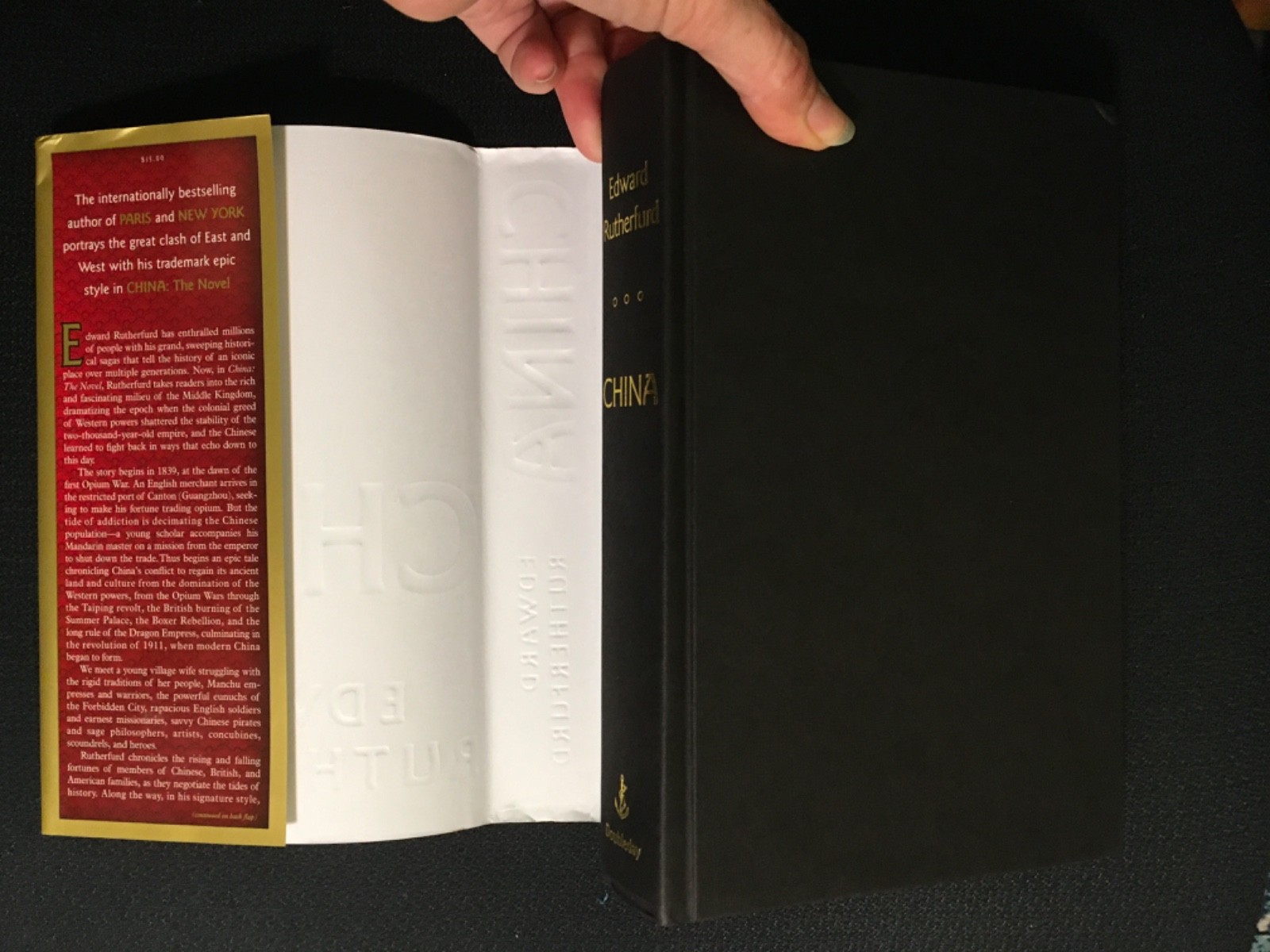 CHINA The Novel SIGNED / AUTOGRAPHED by Edward Rutherfurd 2021 1st Ed & Pnt HCDJ