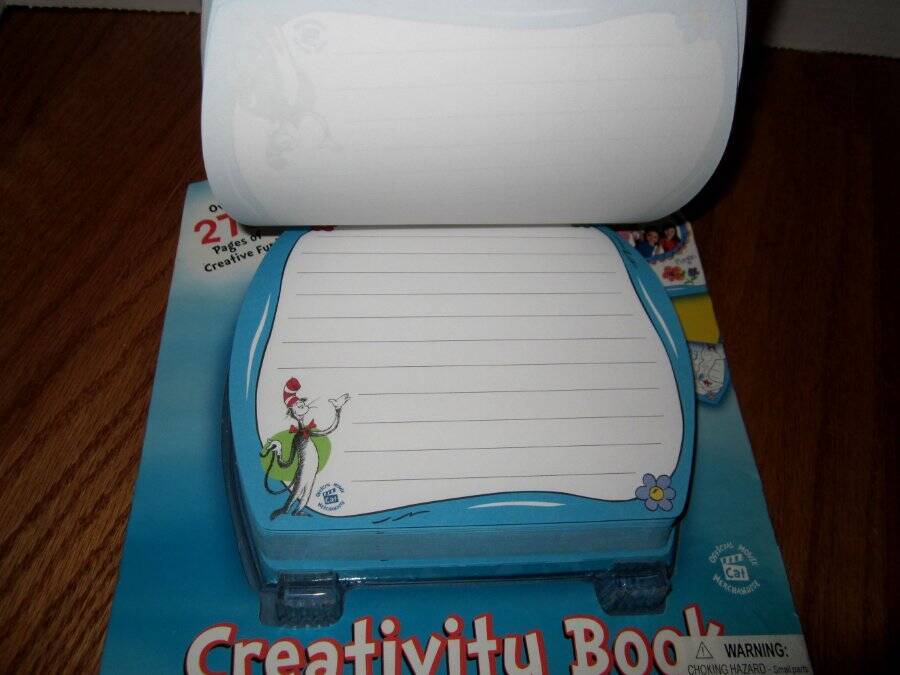 Vintage 2003 Dr Suess The Cat in the Hat Creativity book Journal Rare New