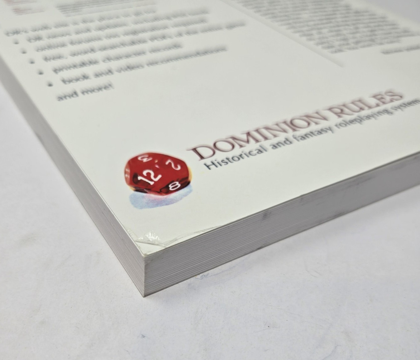 Dominion Rules RPG system Historical Mediaeval Fantasy Easy Generic v3.1.1
