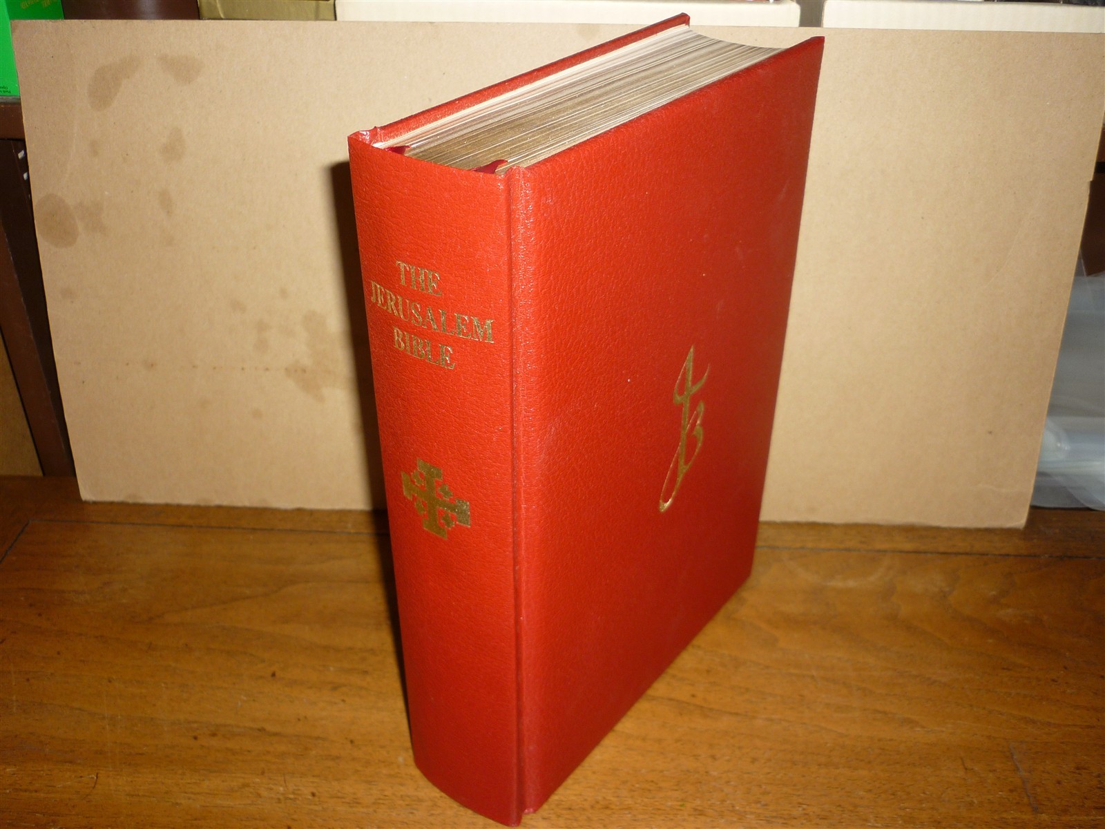 The Jerusalem Bible. Salvador Dali ills. Red faux-leather. Fine in VG+ box.