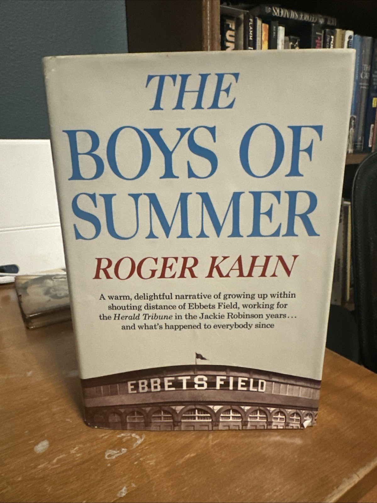 Roger Kahn SIGNED “The Boys of Summer” 1st printing HC 1972 NOT Book Club