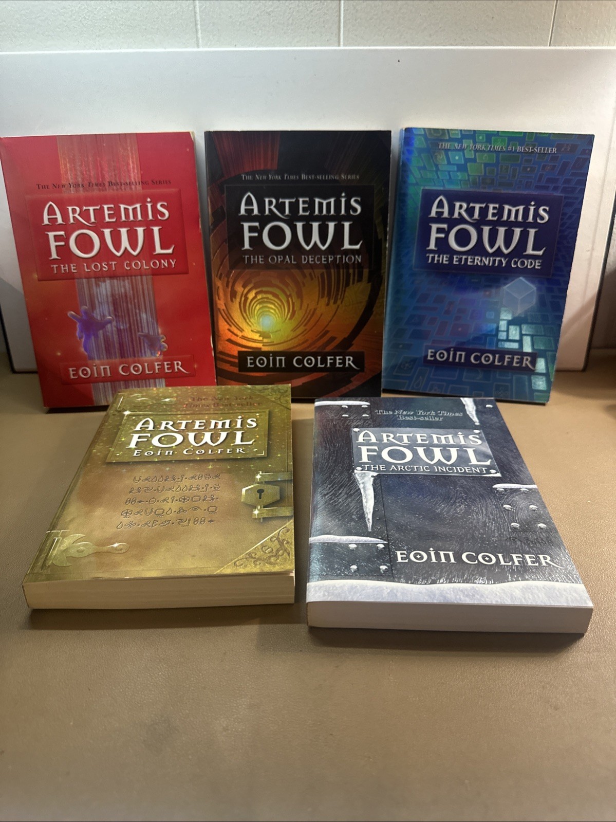 Artemis Fowl 5-Book Boxed Set by Eoin Colfer (2008, Children’s Board Books)